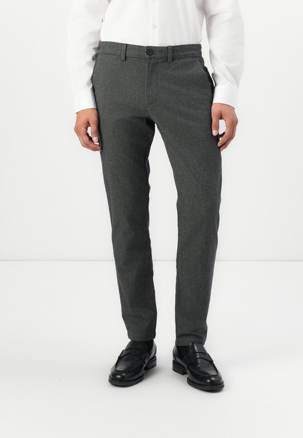 SLHSLIMTAPE MILES BRUSHED PANTS - Chinos