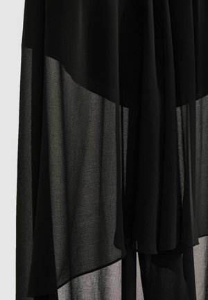 Reiss REGULAR FIT - LUCIE OVERLAY LOW - Stoffhose - black