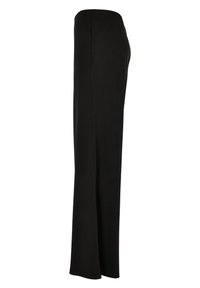 Urban Classics LADIES MODAL WIDE LEG PANTS - Trousers - black
