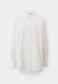 BUTTONED WRAP SHIRT - Button-down blouse - white