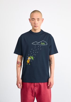 The New Originals ANOTHER DAY TEE - T-shirt con stampa - navy