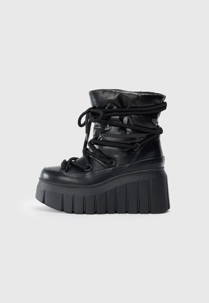 Even&Odd Platform ankle boots - black - Zalando.co.uk