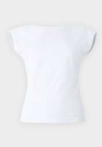 Scoop-Back Top - Top - brilliant white