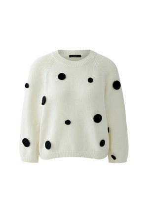 Oui, PULLOVER - Pullover - white black