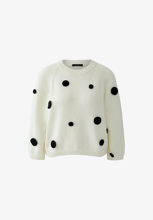 Oui, PULLOVER - Pullover - white black