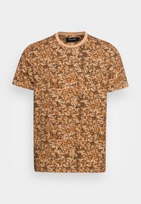 Lyle & Scott Triko s potiskem - sand