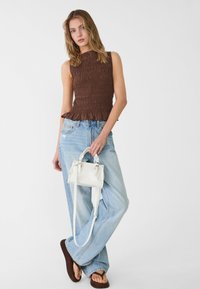 Stradivarius - WITH STRAP - Handbag - white Thumbnail Image 1