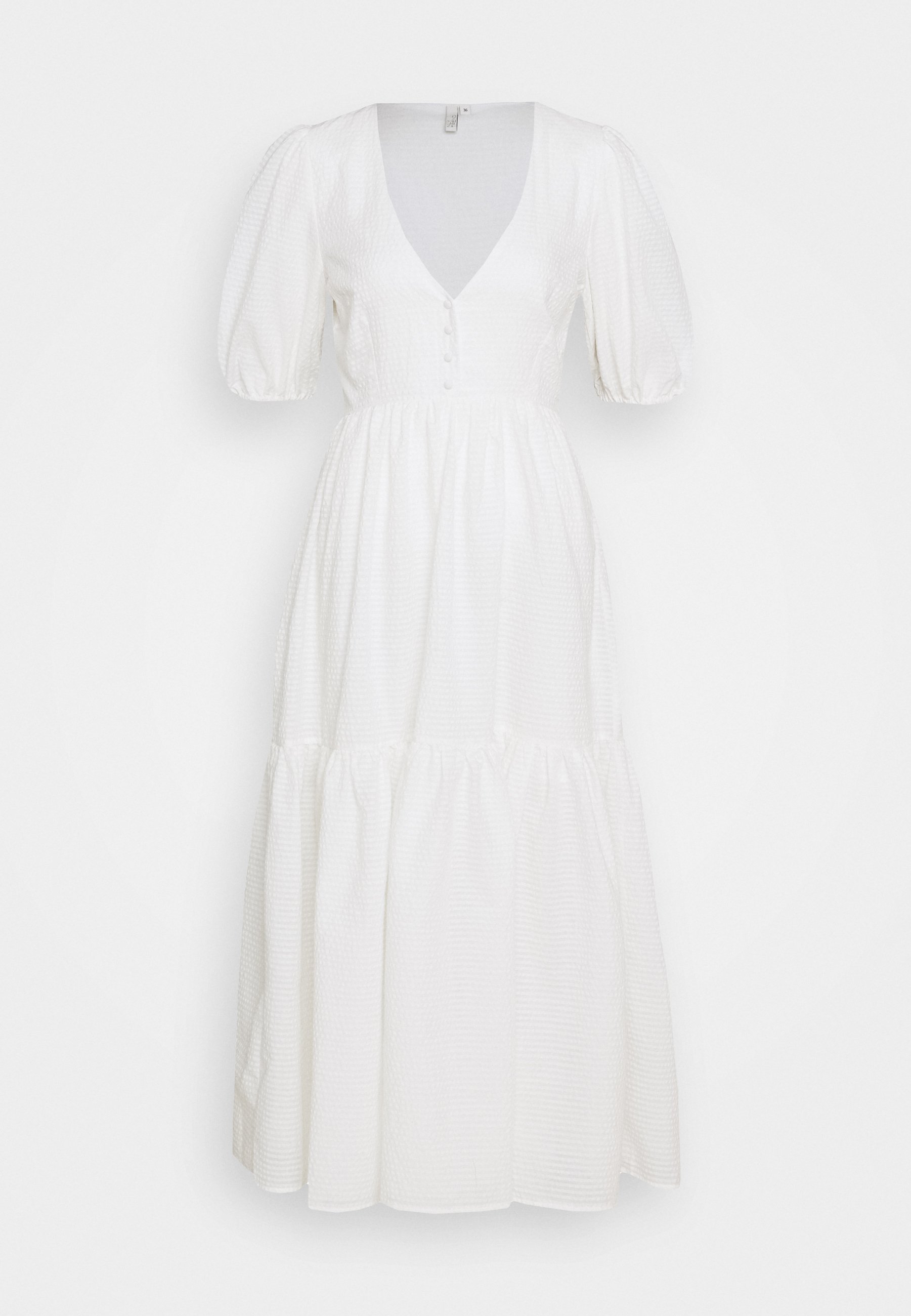 White maxi dress
