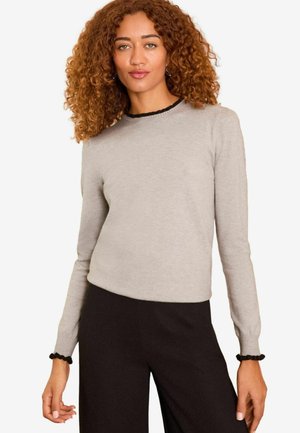 REGULAR FIT - Stickad tröja - grey