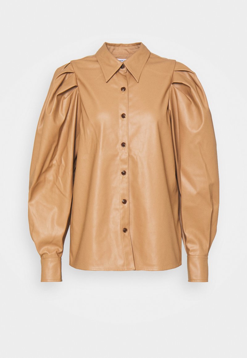 DESIGNERS REMIX Overhemdblouse camel DESIGNERS REMIX Overhemdblouse camel