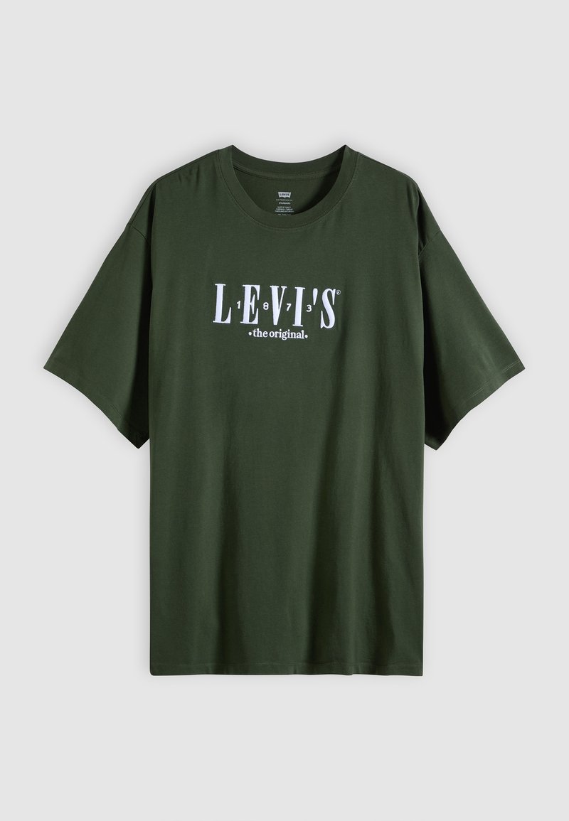 Levi’s® Plus T-shirt print olijfgroen