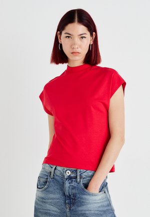NMRANJA HIGH NECK - T-shirt basic - racing red