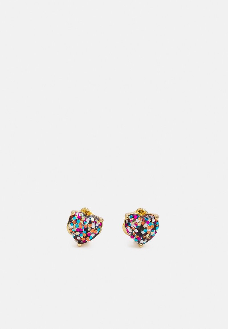 kate spade new york - GLITTER HEART STUDS - Uhani - multi-coloured, Povečajte