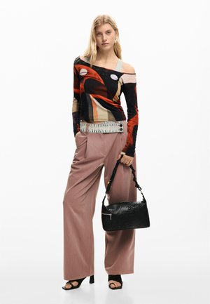 Desigual MEDIUM EMBROIDERED - Håndtasker - black