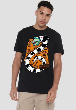 Cotton Soul, BEETLEJUICE/WORM - Print T-shirt - black