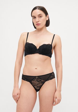 SEXY LACE BRAZILIAN 3 PACK - Slip - black