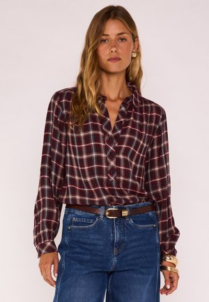BABYLON CH CARREAUX - Blouse - bordeaux