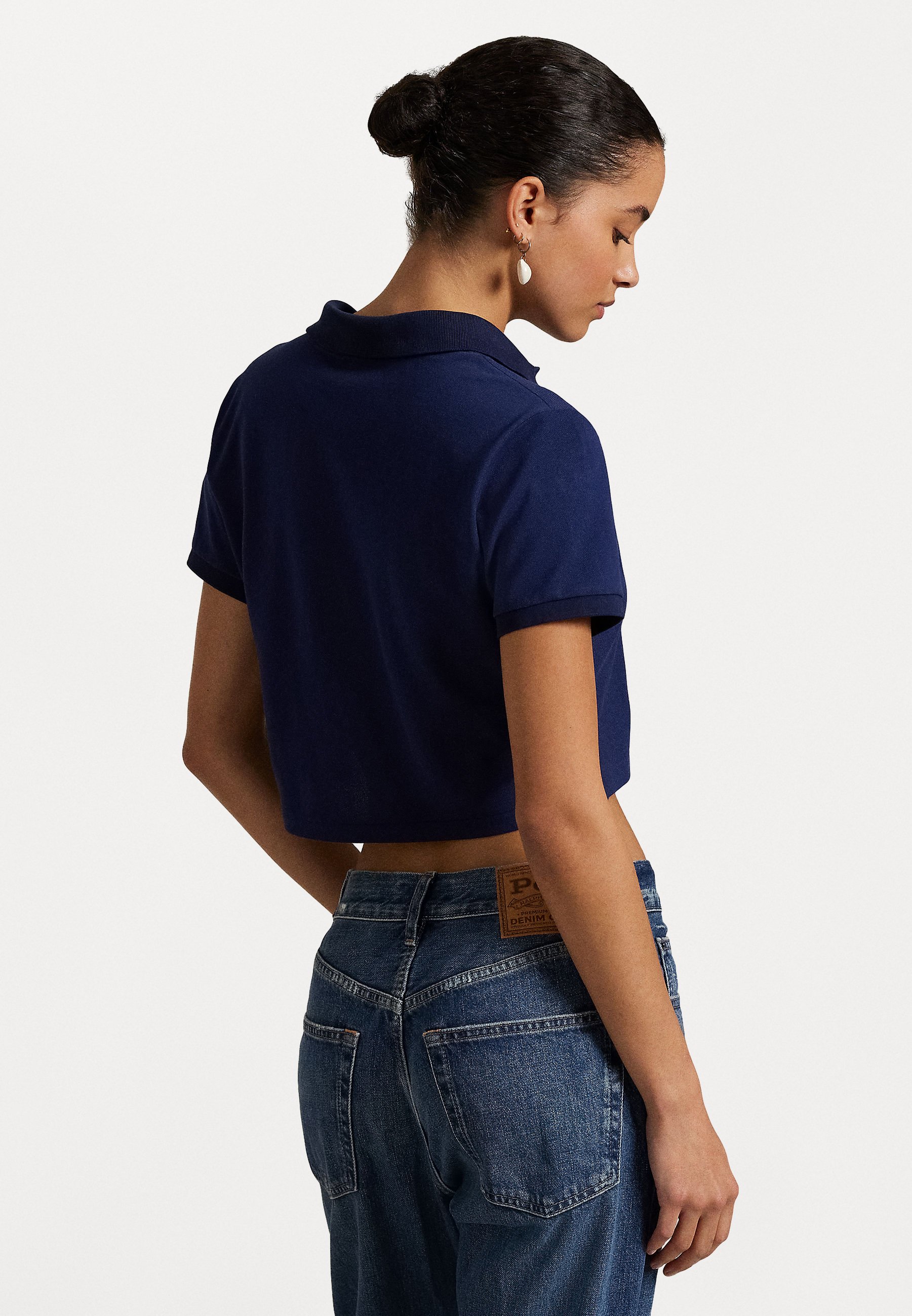 売れ筋商品|||ラルフローレン Tシャツ レディース トップス STRETCH MESH POLO - Polo shirt - newport navy Polo Ralph Lauren Mesh Polo Tee Newport Navy at CareOfCarl.com