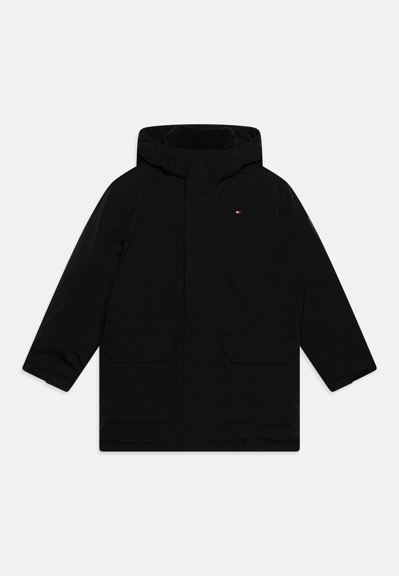 Tommy Hilfiger LONG UNISEX - Páperový kabát - black