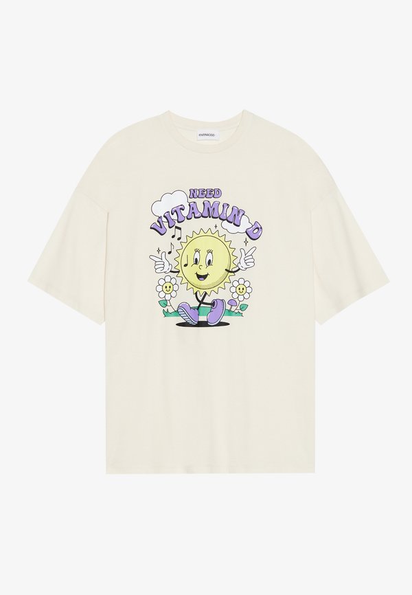 Print T-shirt - sand3