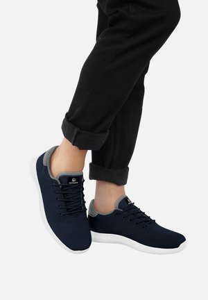 MERINO WOOL KNIT - Sneakers basse - ocean blue