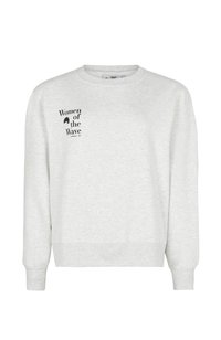 WOW CREW - Collegepaita - white melange