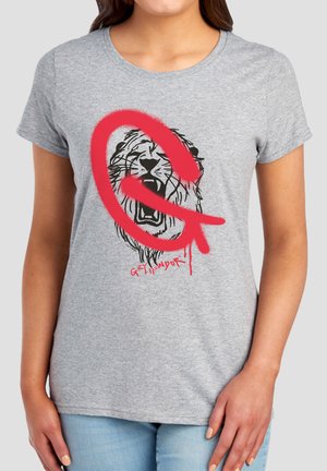 Harry Potter, HARRY POTTER GRYFFINDOR GRAFFITI G - Print T-shirt - mottled light grey
