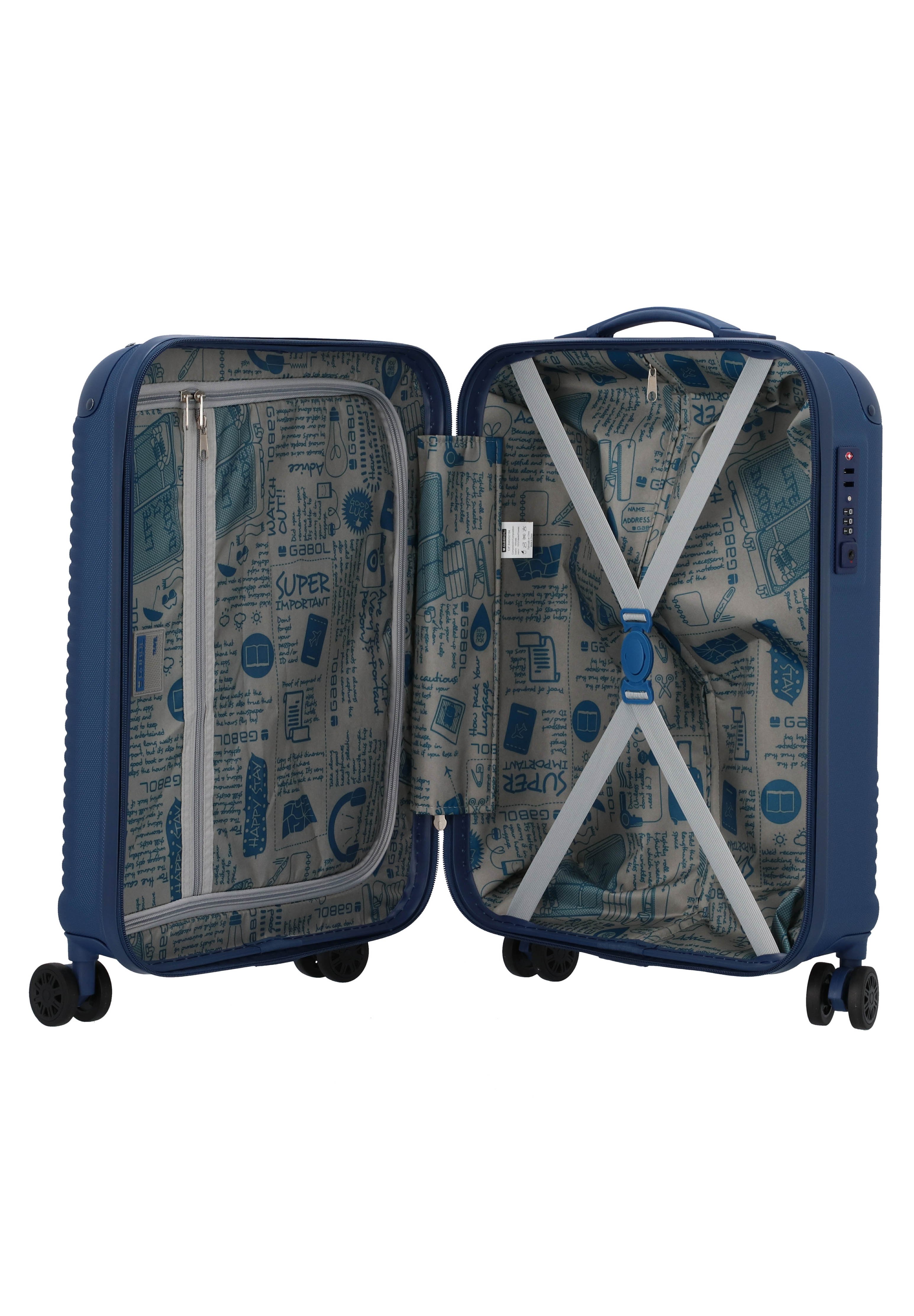 Gabol BALANCE - Luggage set - blau/blue - Zalando.de