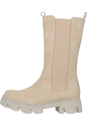 NIKOLOS - Plateaustiefel - beige