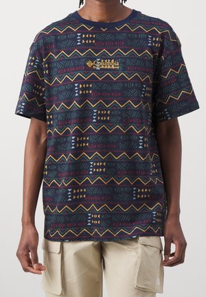 Print T-shirt - dark blue