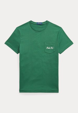 Polo Ralph Lauren, CUSTOM SLIM FIT POLO BEAR T-SHIRT - Μπλουζάκι με στάμπα - verano green