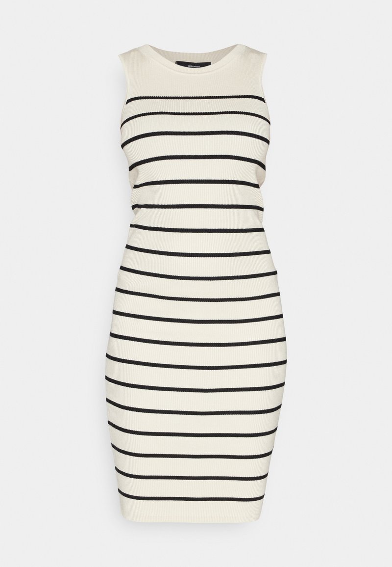 Vero Moda GIZELLE O-NECK - Day dress - birch stripes/black/off-white - Zalando.ie Vero Moda GIZELLE O-NECK - Day dress - birch stripes/black/off-white - Zalando.ie