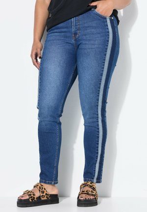 DOPPELTER SEITENSTREIFEN,  - Jean slim - blue denim