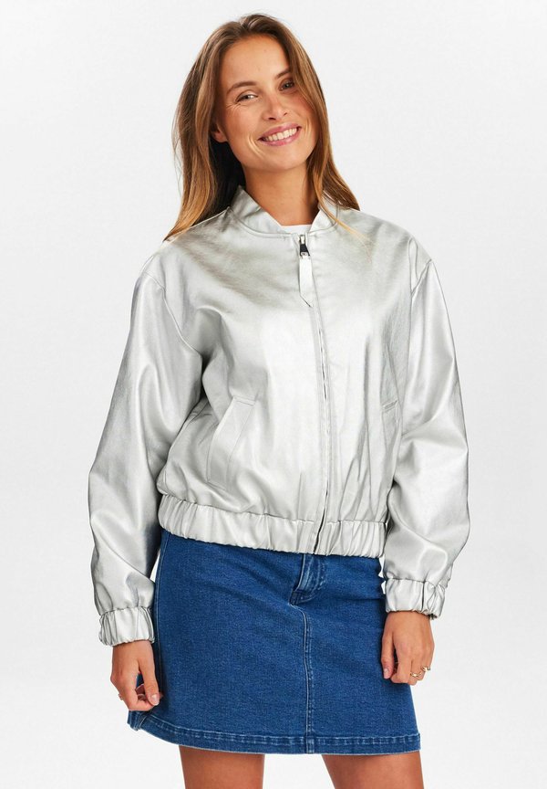 NUELLANORA - Bomberjacke - silver
