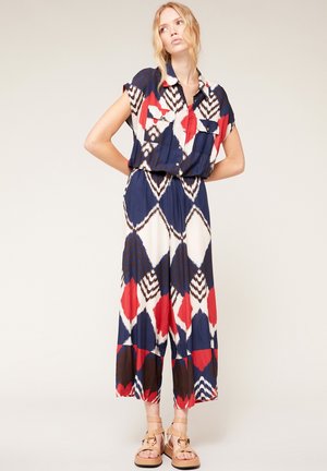 zero MIT KNOPFLEISTE - Jumpsuit - dark greengreen/trkis - Zalando.de