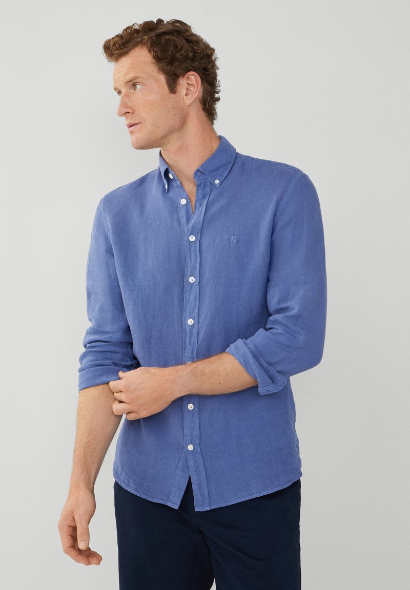 Hackett London GARMENT DYE  - Camicia - blue