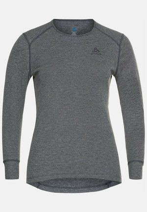 CREW NECK ACTIVE WARM - Undershirt - odlo steel grey melange