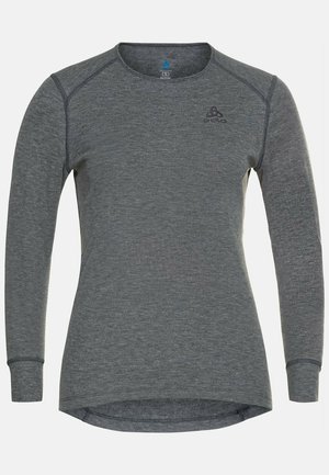 CREW NECK - Caraco - odlo steel grey melange