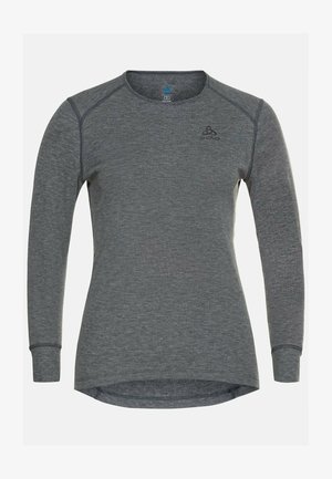 CREW NECK ACTIVE WARM - Camisola interior - odlo steel grey melange