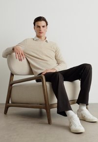 FROM FUTURE Strickpullover - beige mouline