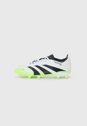 PREDATOR LEAGUE - Botines de fútbol para terreno firme - white/core black/lucid lemon