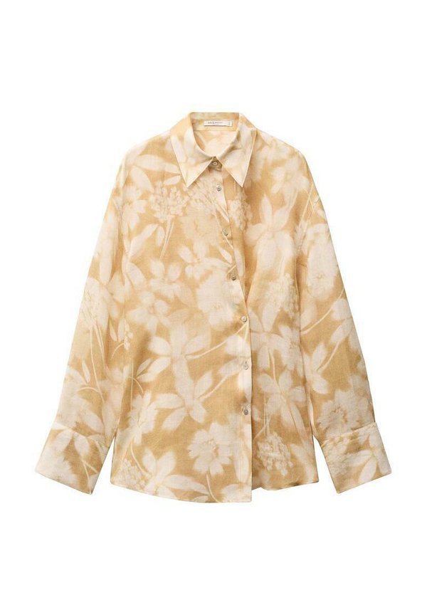 PARISI - Button-down blouse - mustard4