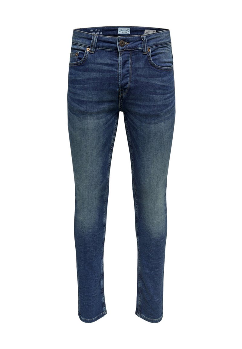 Only & Sons Slim fit jeans blauw denim/bluedenim