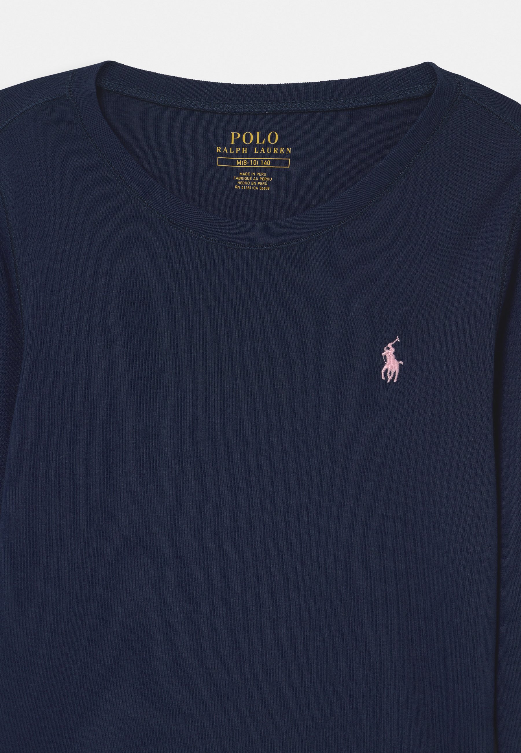 Polo Ralph Lauren Long Sleeved Top French Navy Dark Blue Zalando Ie