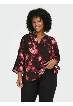 CARCAMILLE - Bluse - black coffee