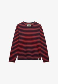Sélectionné, french navy red stripe