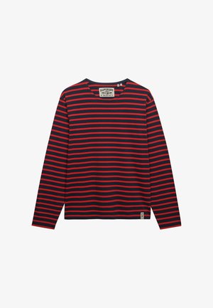 Superdry & Co, SUPERDRY THE MERCHANT STORE - STRIPE LONG SLEEVE TOP.. - Langærmet T-shirt - french navy red stripe