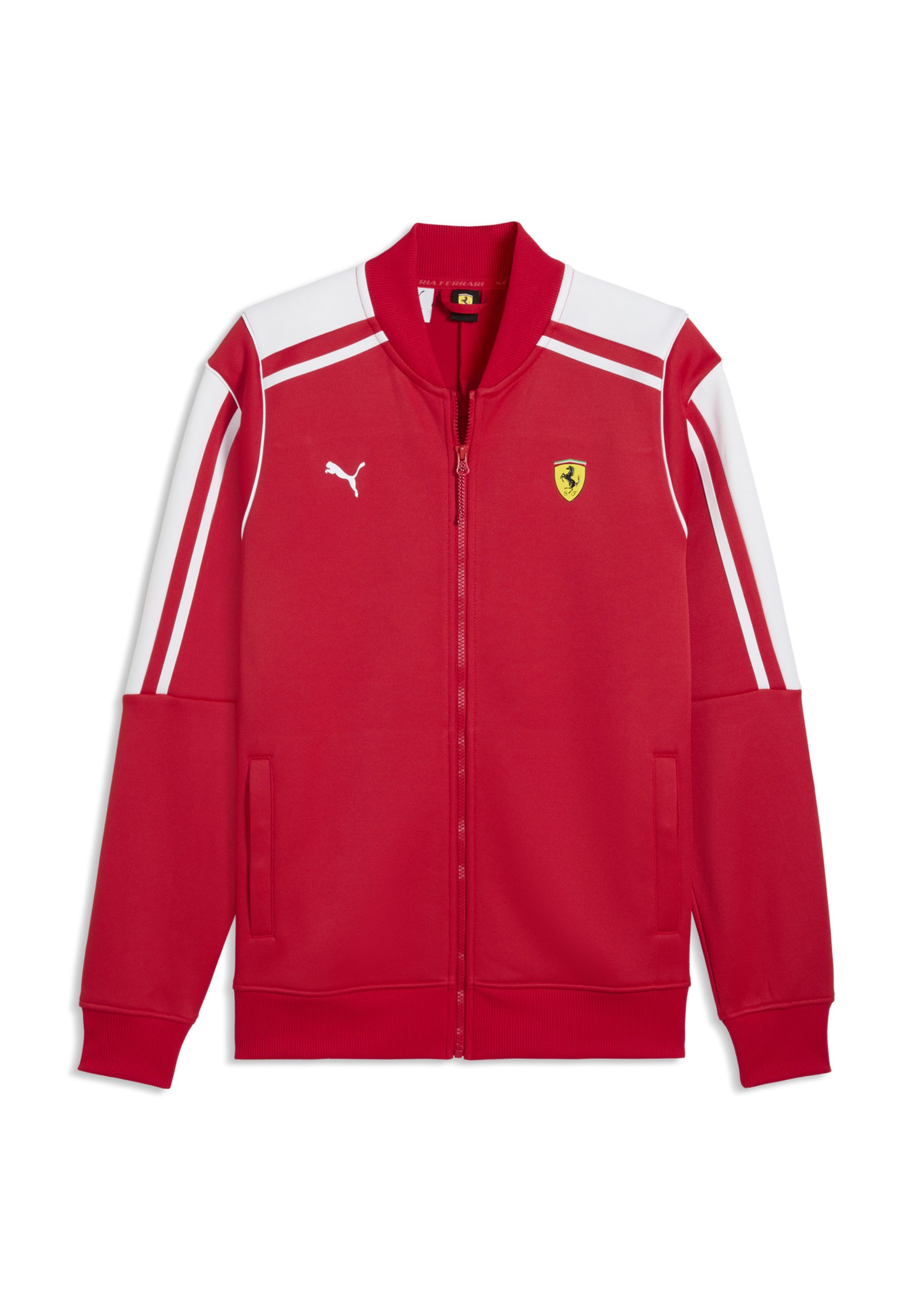Puma SCUDERIA FERRARI - Mikina na zip - rosso corsa