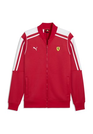 SCUDERIA FERRARI - Felpa con zip - rosso corsa