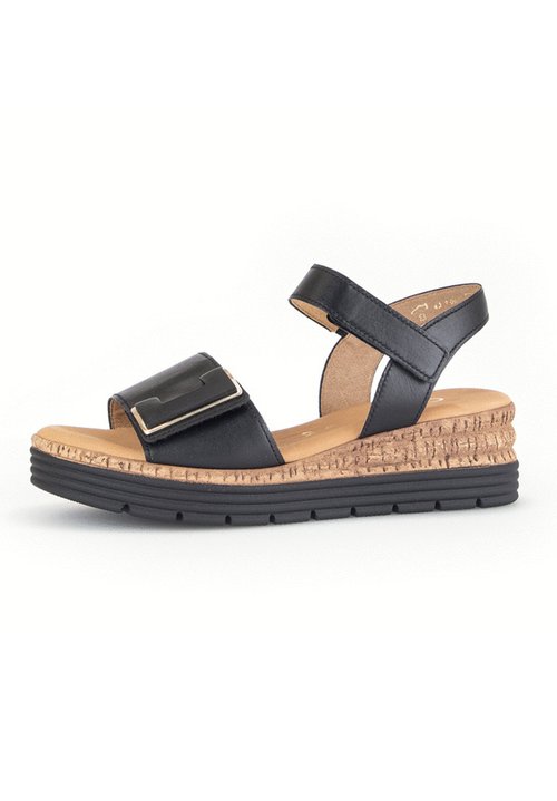 Gabor Bruine Leren Dames Sandalen